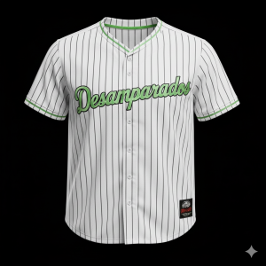 Camisa Beisbolera Desampa Blanca